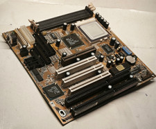 Premium Super Socket 7 SET Gigabyte GA-5AA Motherboard, CPU & 128 RAM + Bonus picture
