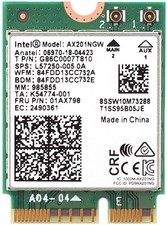 Intel AX201NGW Wifi 6 Wireless Network Card 802.11AX Bluetooth 5.1 160MHz M.2 picture