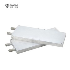 OCOCOO Aluminum Water Cooling Block Liquid Cold Plate Heatsink Vacuum Brazed DIY picture
