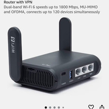 GL.iNet Slate AX GL-AXT1800 Wi‑Fi 6 AX1800 Gigabit Router w/ VPN picture