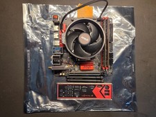 ASRock AB350 Gaming-ITX/AC Motherboard (P4.60) + Ryzen 5 2400G + 16GB RAM + IO picture