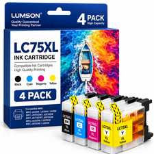 LC75XL High Yield 4Pack Ink Cartridge Compatible For LC75 LC71 LC79 XL MFC-J435W picture