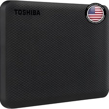 External Hard Drive 1TB USB 3.0 Black Portable Compact for Mac PC Backup picture