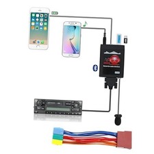 Bluetooth Car Kit, Yomikoo Car Audio USB AUX Stereo Wireless Hands Free Auto picture