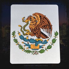 Mexico Mexican Flag Coat of Arms Mouse Pad picture