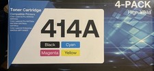 Kogain 414A Toner Cartridge BCMY 4-Pack Replacement HP LaserJet Pro Enterprise picture