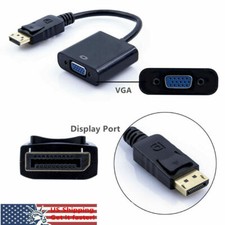 50 x Display Port DP to VGA Adapter Cable cord 1080P for laptop desktop Monitor picture