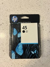 GENUINE HP 45 INK 51645A FRESH NEW FACTORY SEALED BOX Feb 2012 picture