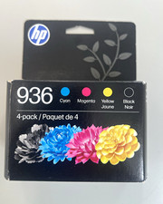 HP 936 Genuine Original Inkjet Ink Cartridges 4-Pack CMYK (C/M/Y/K) picture