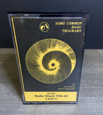 Vintage TRS-80 Level II Some Common BASIC Programs Cassette Osborne 1981 picture