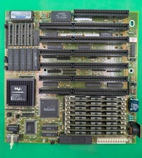 Vintage 486 ISA Motherboard w/ Intel OverDrive DX2ODPR66 AMIBIOS TC picture