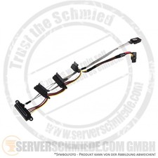HP ML350 Gen10 30cm storage controller cable 1x SAS straight 1x 7pin 4x HDD SAS 87 picture