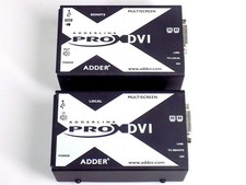 Adder AdderLink Extender X-DVIPRO-MS2 Dual DVI USB Audio KVM Switch 50m READ picture