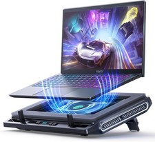 llano Laptop Cooler, Gaming Cooling Pad with 3500RPM Turbofan, Black  picture
