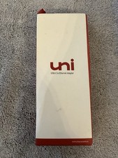 Uni USB-C to Ethernet Adapter UniAccessories Brand New SEALED X0002XBJJXT picture