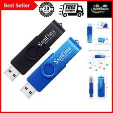 8GB USB Flash Drives 2 Pack 8GB Thumb Drives Memory Stick Jump Drive with LED... picture