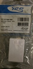 ICC Surface Mount Box 1-Port White IC107SB1WH picture