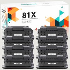 8PK CF281X 81X Toner Compatible For HP LaserJet Enterprise Flow MFP M630dn M630z picture