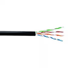 Genspeed 7136100 Data Cable, Cat 6, 23 Awg, 1000Ft, Black picture