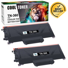 2PK TN360 330 Toner Cartridge For Brother TN-360 HL-2140 2170W MFC-7340 7840W picture