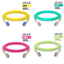 OS2,OM3,OM4, OM5 LC to LC Fiber Optic Patch Cable, LC Multimode SMF Cable Duplex picture