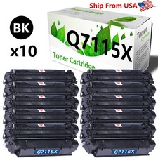 10PK Compatible C7115X 7115X Toner Cartridge For 1000 1220 Printer picture