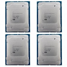 Lot of 4 Intel Xeon Gold 5217 3.00GHz 8-Core LGA3647 SRFBF Server CPU Chips picture