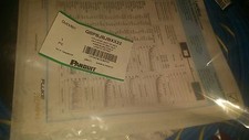 CAT6E PANDUIT CABLE   22 FEET (BU) JACK TO (BU) JACK PLENUM BU CABLE picture