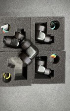 Alphacool Eiszapfen 13mm HardTube 90 Rotary Fitting G1/4 Black - Lot of 4 picture