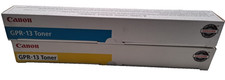 2X Genuine Canon GPR-13 Toner Cyan & Yellow iR C3100 C3170 C2570 OEM picture