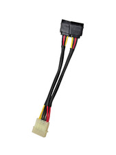 IEI 32102-000100-200-RS Molex 4-Pin to Dual SATA 15-Pin Power Cable NEW picture