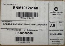 Markem-Imaje spare printhead 5940G INTELLIFLOW M - ENM10124160 picture