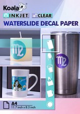 Koala Inkjet Waterslide Decal Paper Clear Water Slide Transfer 8.3