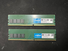 Crucial 8GB DDR4-2400 UDIMM Desktop RAM Lot of 2 picture