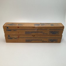 Lot of 2 Konica Minolta TN515 A9E8030 Genuine Black Toner Cartridges - New READ picture