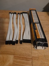 Antec Power Supply Extension Cable White Sleeved  PSUSC30-102 300mm L  picture