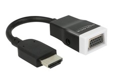 Delock Adapter HDMI-A Male > VGA Female with Audio Video Converter 65587 picture