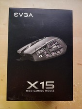 NEW EVGA X15 MMO Gaming Mouse Wired Color Black 904-W1-15BK-KR picture