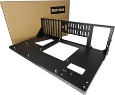 ALAMENGDA DIY Pc Test Bench, Open Chassis Case Rack for ATX, Black picture