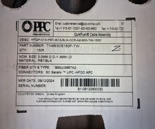 PPC QuikPush 150ft Hardened Fiber Drop HFOC APC SC Balistix G657A2 FTTH Outdoor picture
