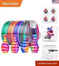 3D Printing Silk PLA Filament - 4 Pack of Color Changing 1.75mm Filament picture