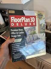 IMSI 1997 Floor Plan 3D Deluxe Home Office & Garden SEALED Version 3 picture