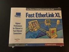 3Com Fast EtherLink XL 3C905‑TX PCI 10/100BASE‑TX Network Card New Sealed Box💬  picture