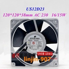 1PC New STYLE FAN US12D23 12038 230V 16/15W 12CM all metal fan picture