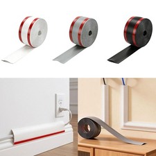 Floor Cable Cover Cord Organizer 5M Cable Grip Strip for Office Carpet Wall picture