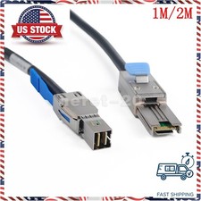 SFF-8088 External Mini SAS to Mini SAS High Density HD SFF-8644 Data Cable 1M/2M picture