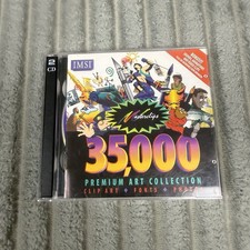 Masterclips 35000 Premium Image Collection CD-ROM Windows 1996 IMSI Vintage Art picture