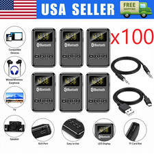 USB Bluetooth 5.0 Transmitter Receiver 4in1 Wireless Audio 3.5mm Aux Car LOT picture