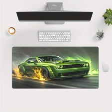 1pc High Definition Printed Drift Sports Car Desk Pad, Versatile XXL Mousepad, picture