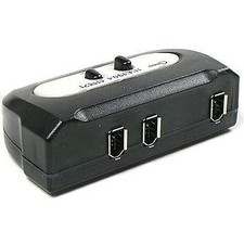 2 Port Firewire IEEE 1394 Manual SELECTOR Sharing Switch BOX DV PC Camera 2:1 picture